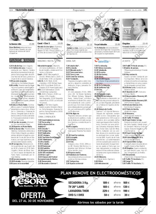 ABC SEVILLA 26-11-2006 página 126
