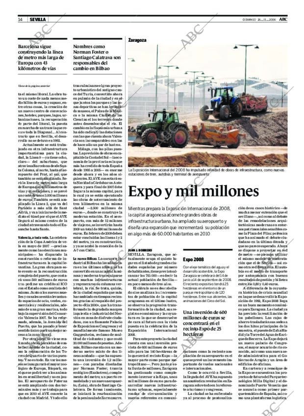 ABC SEVILLA 26-11-2006 página 16