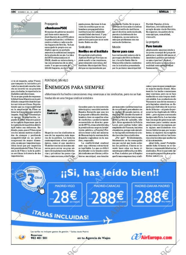 ABC SEVILLA 26-11-2006 página 19