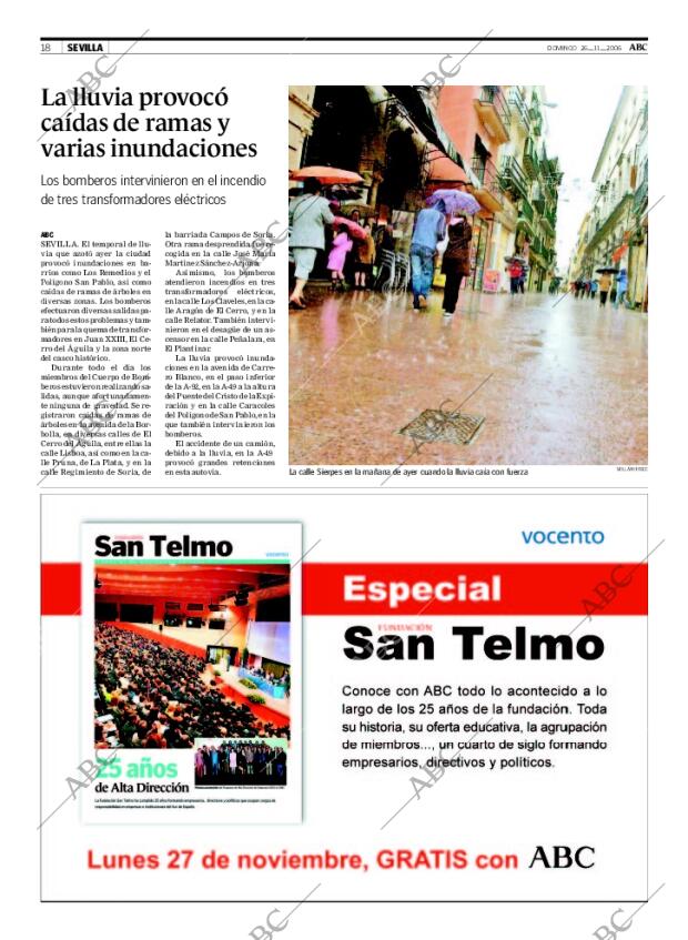 ABC SEVILLA 26-11-2006 página 20