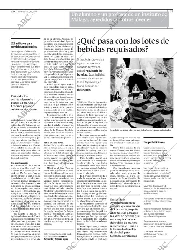 ABC SEVILLA 26-11-2006 página 37