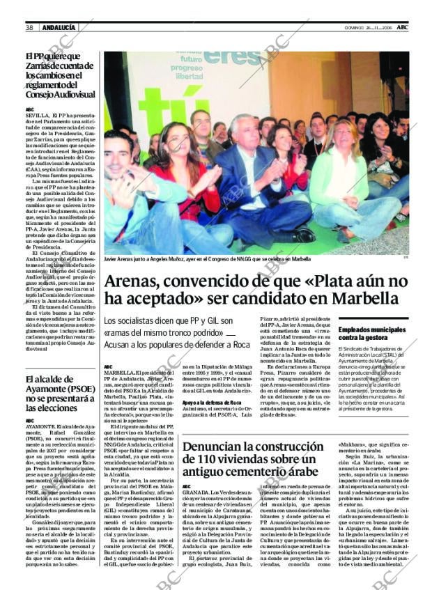 ABC SEVILLA 26-11-2006 página 40
