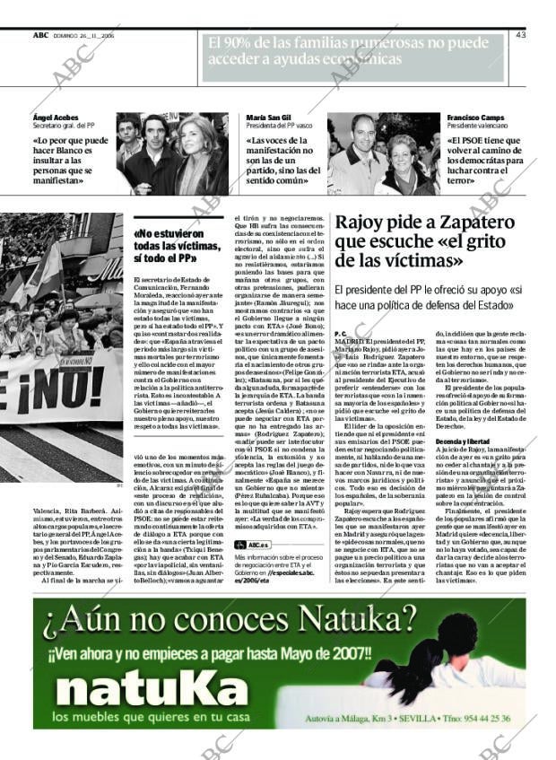ABC SEVILLA 26-11-2006 página 45