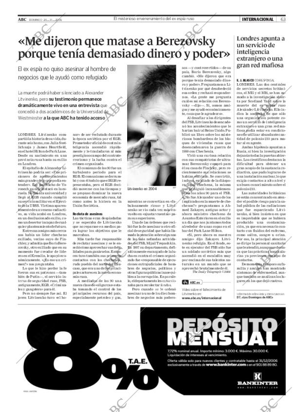 ABC SEVILLA 26-11-2006 página 65