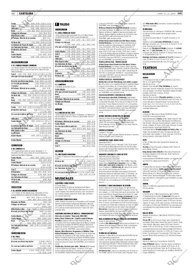 ABC MADRID 27-11-2006 página 66