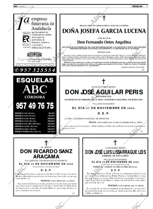 ABC CORDOBA 28-11-2006 página 77