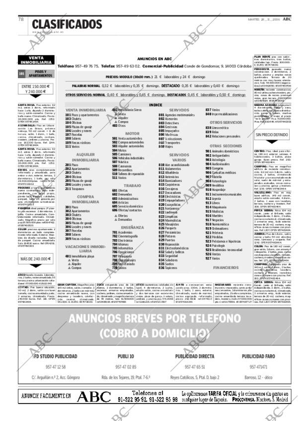 ABC CORDOBA 28-11-2006 página 78