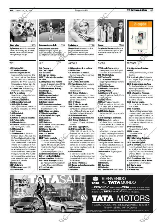 ABC CORDOBA 28-11-2006 página 99