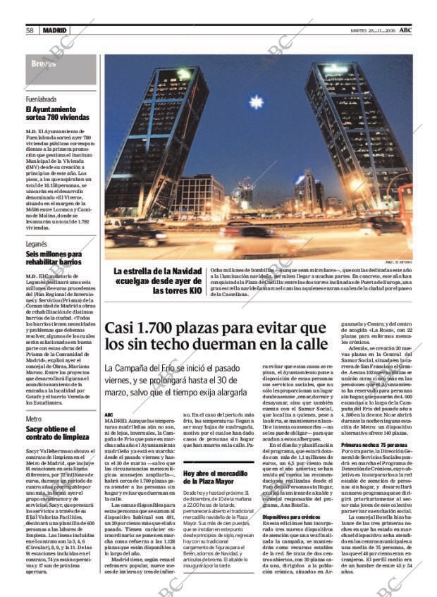 ABC MADRID 28-11-2006 página 58