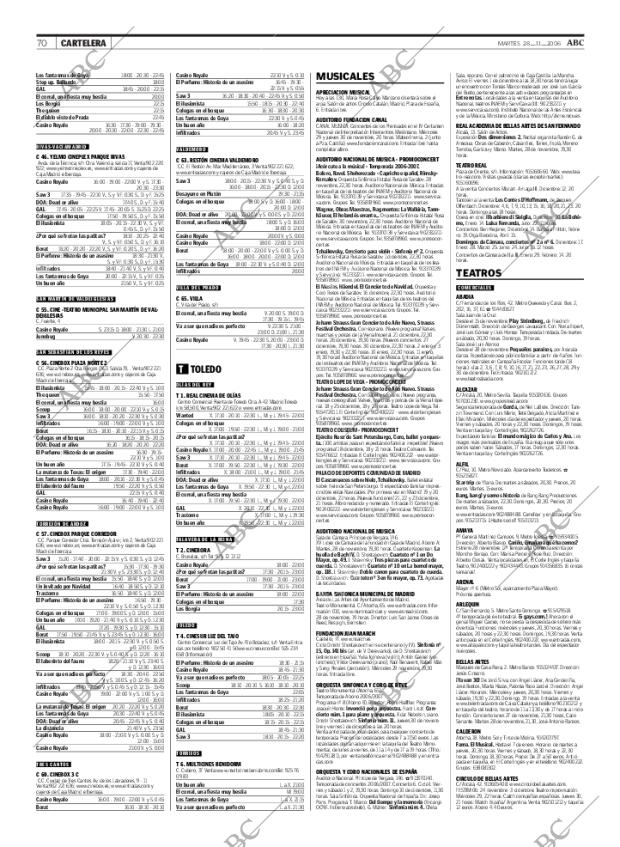 ABC MADRID 28-11-2006 página 70