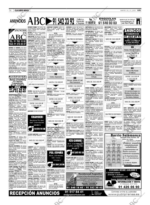 ABC MADRID 28-11-2006 página 74