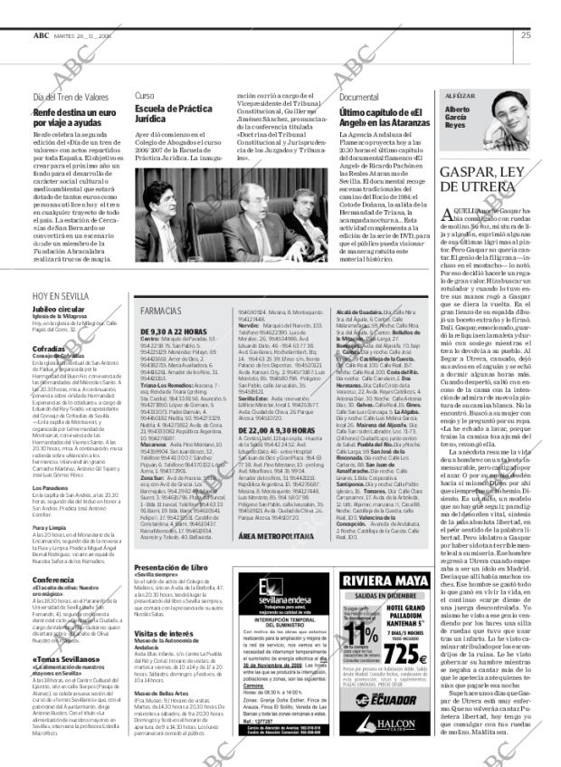 ABC SEVILLA 28-11-2006 página 25