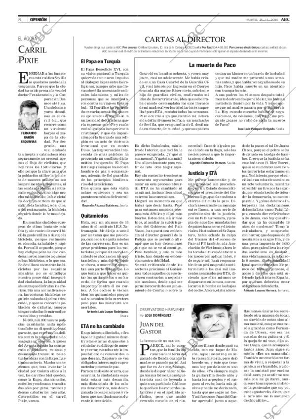 ABC SEVILLA 28-11-2006 página 8