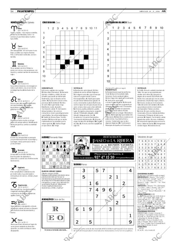 ABC CORDOBA 29-11-2006 página 94