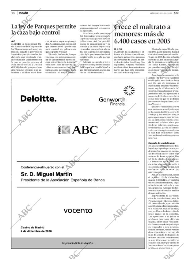 ABC MADRID 29-11-2006 página 30