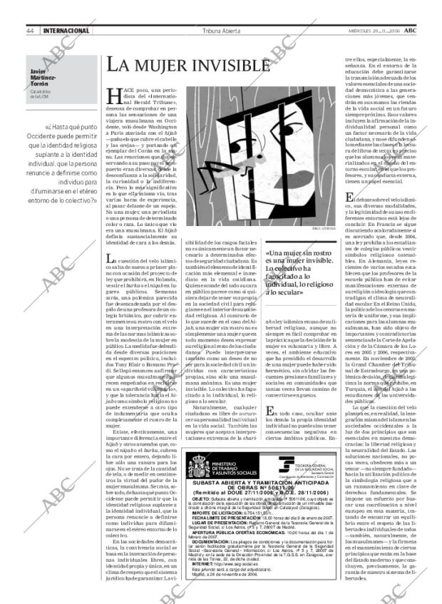 ABC MADRID 29-11-2006 página 44