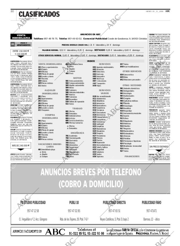 ABC CORDOBA 30-11-2006 página 80
