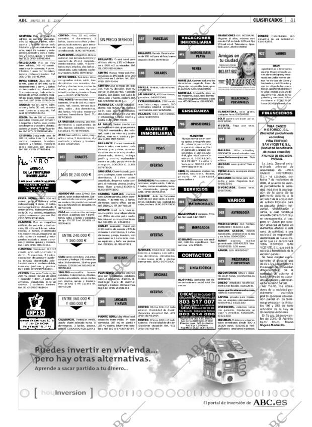 ABC CORDOBA 30-11-2006 página 81