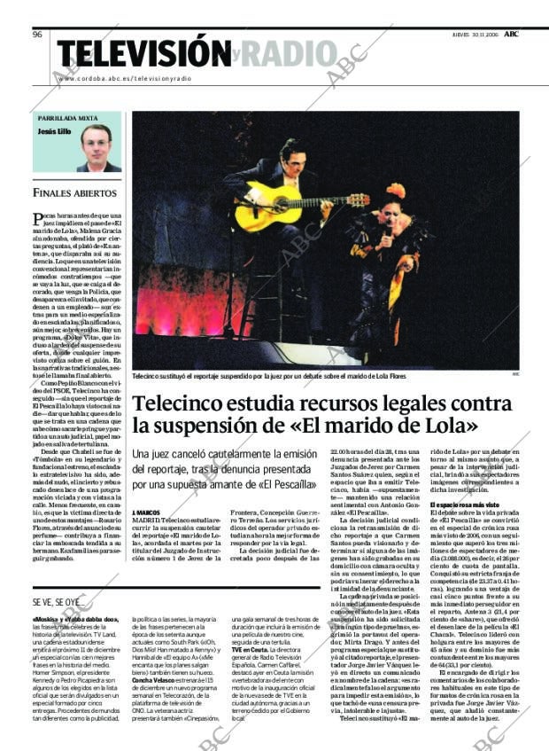 ABC CORDOBA 30-11-2006 página 96