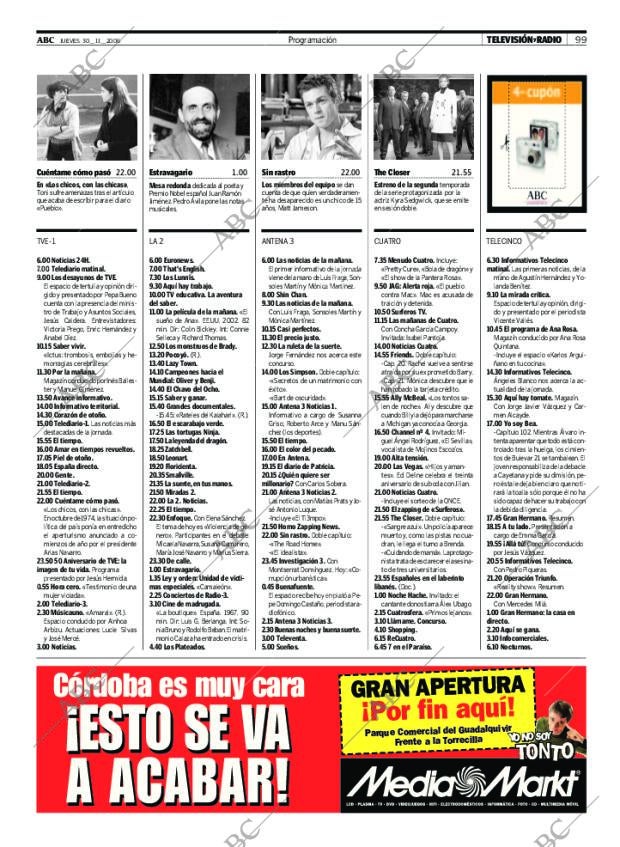 ABC CORDOBA 30-11-2006 página 99