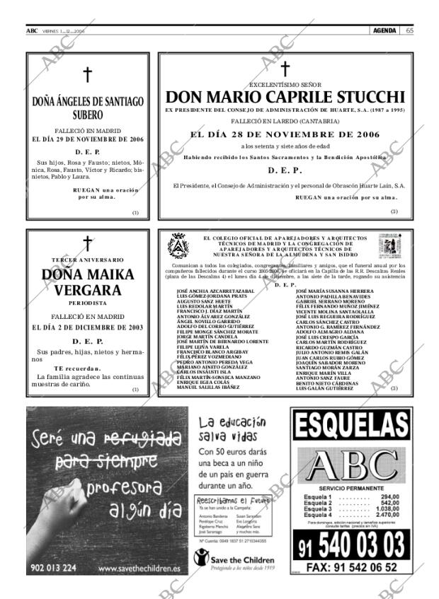 ABC MADRID 01-12-2006 página 65