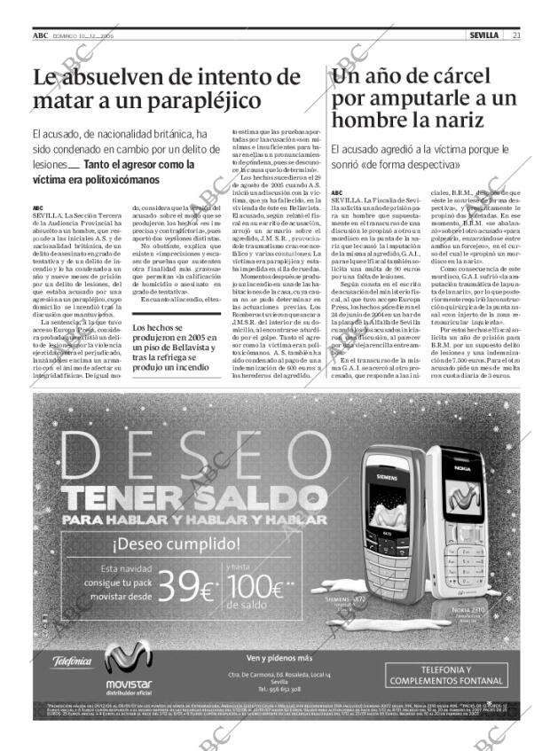 ABC SEVILLA 10-12-2006 página 21