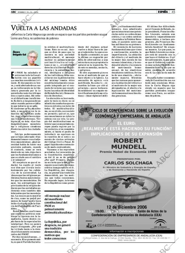 ABC SEVILLA 10-12-2006 página 45
