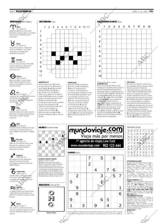 ABC MADRID 11-12-2006 página 106