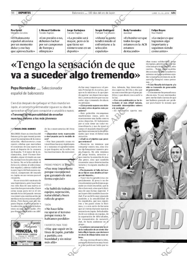 ABC MADRID 11-12-2006 página 98