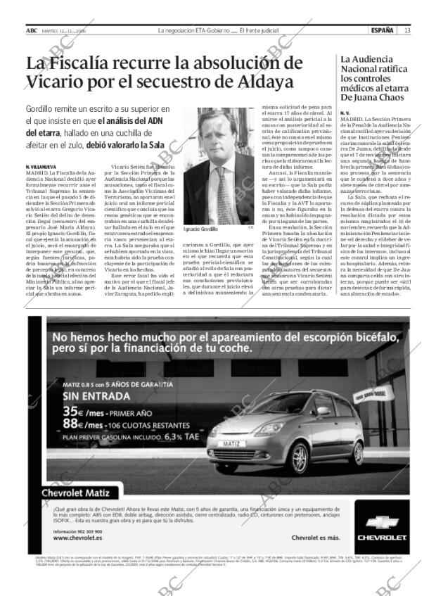 ABC MADRID 12-12-2006 página 13