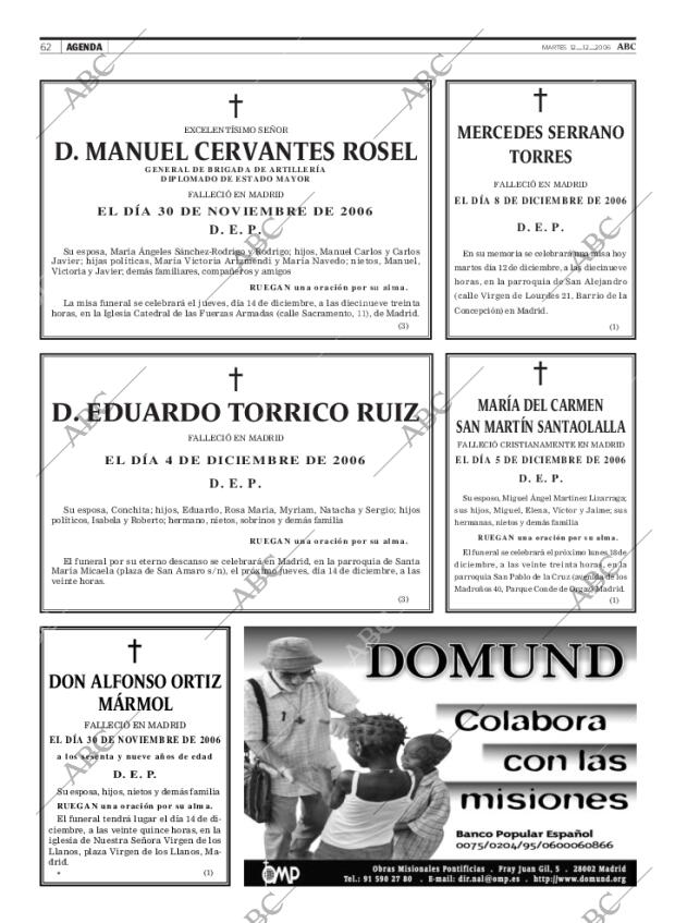 ABC MADRID 12-12-2006 página 62
