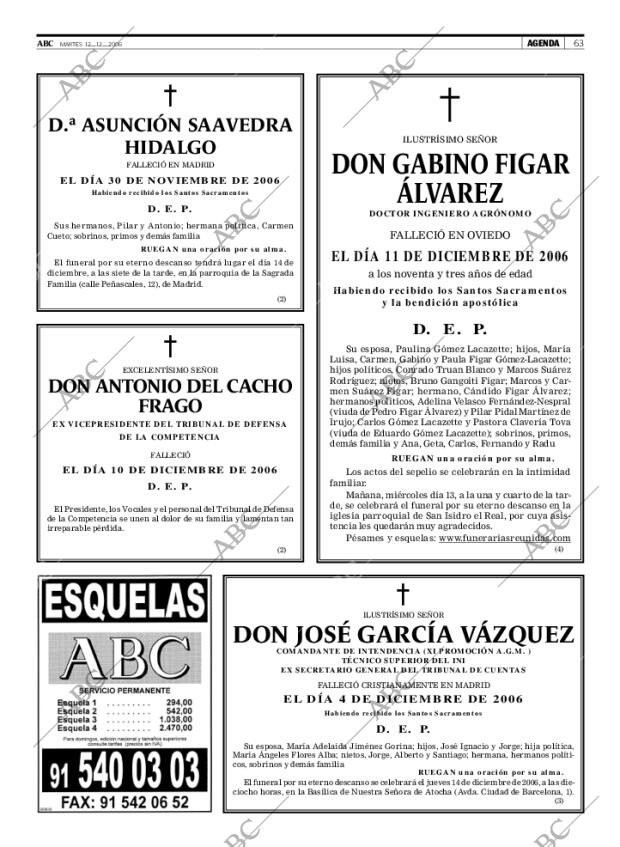 ABC MADRID 12-12-2006 página 63