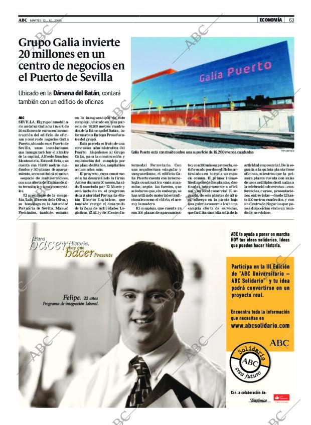 ABC SEVILLA 12-12-2006 página 63