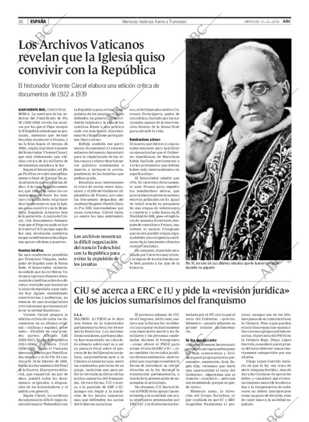 ABC MADRID 13-12-2006 página 18