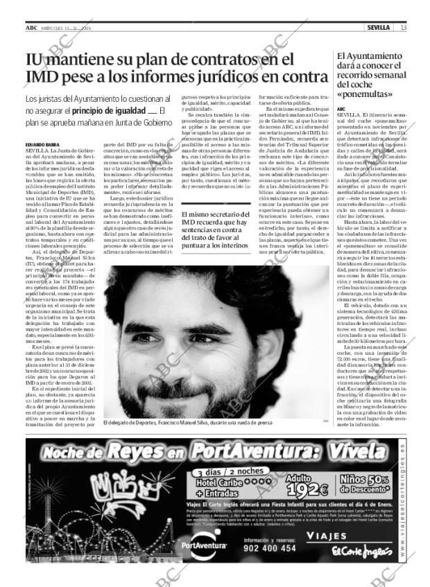 ABC SEVILLA 13-12-2006 página 13