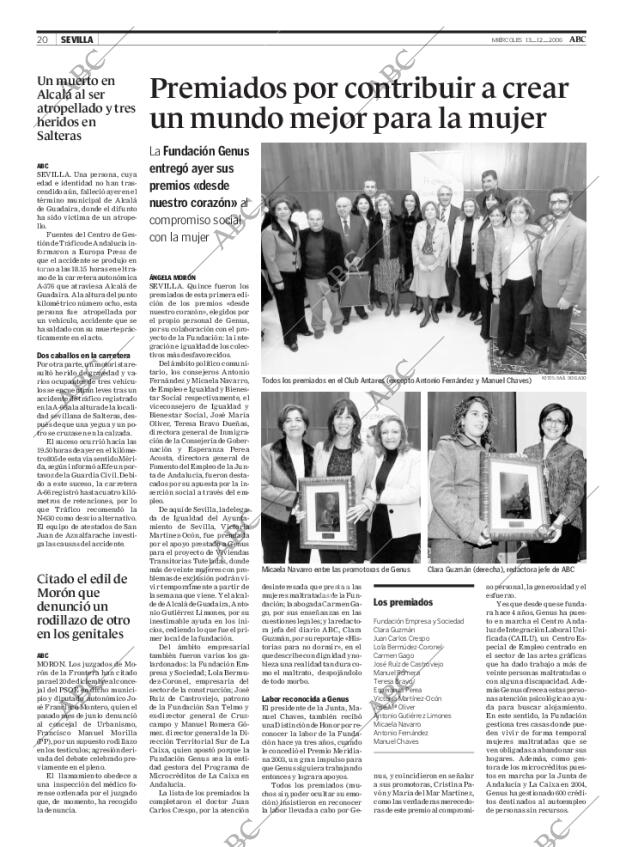 ABC SEVILLA 13-12-2006 página 20
