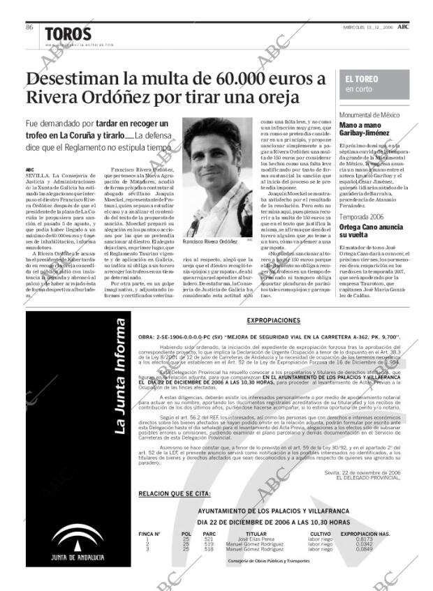 ABC SEVILLA 13-12-2006 página 86