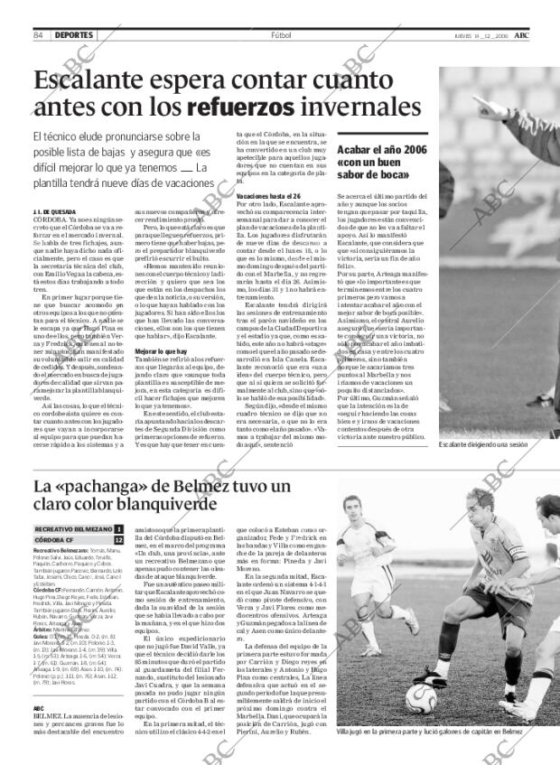 ABC CORDOBA 14-12-2006 página 84