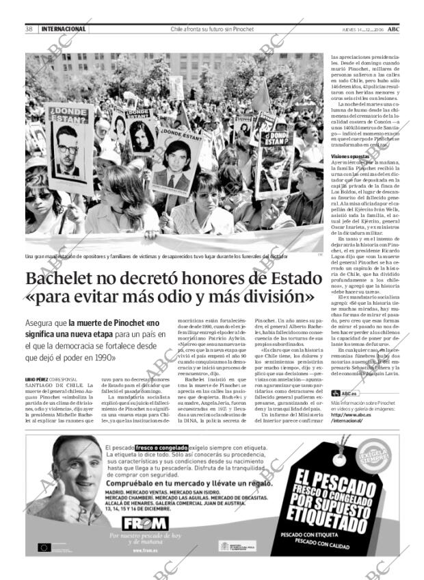 ABC MADRID 14-12-2006 página 38