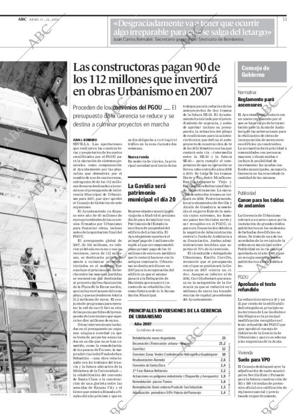 ABC SEVILLA 14-12-2006 página 11