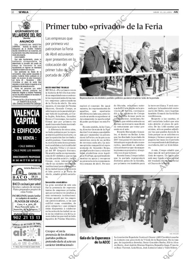 ABC SEVILLA 14-12-2006 página 18