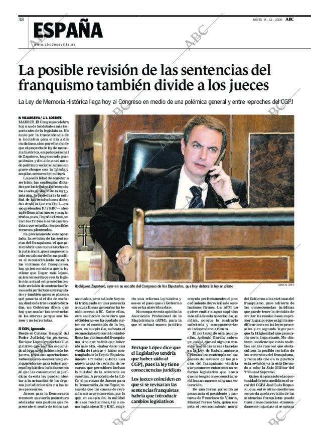 ABC SEVILLA 14-12-2006 página 38