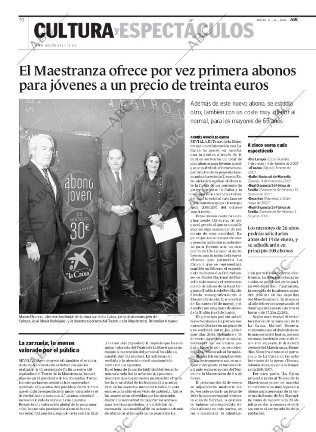 ABC SEVILLA 14-12-2006 página 70