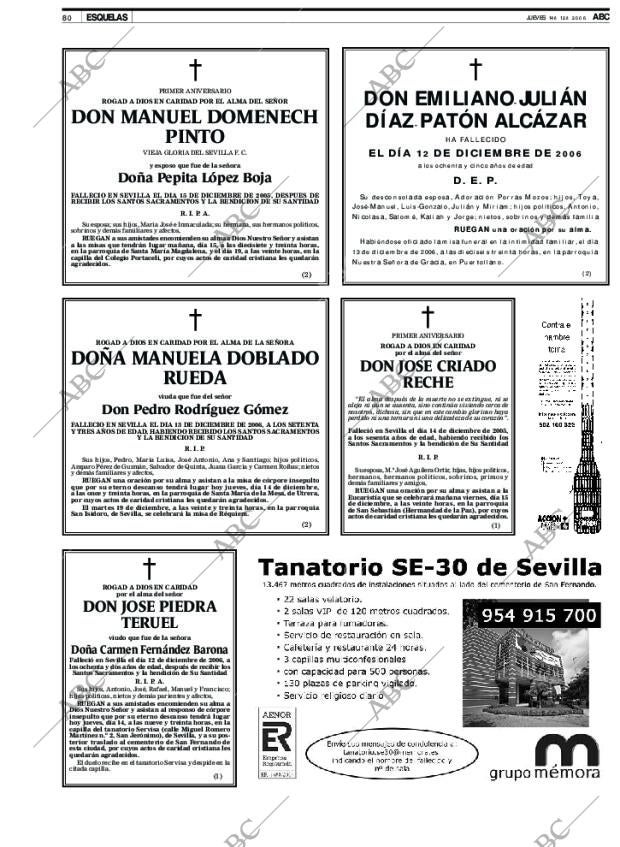 ABC SEVILLA 14-12-2006 página 80