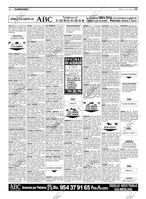 ABC SEVILLA 14-12-2006 página 84