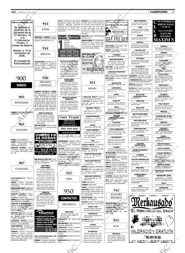 ABC SEVILLA 14-12-2006 página 87
