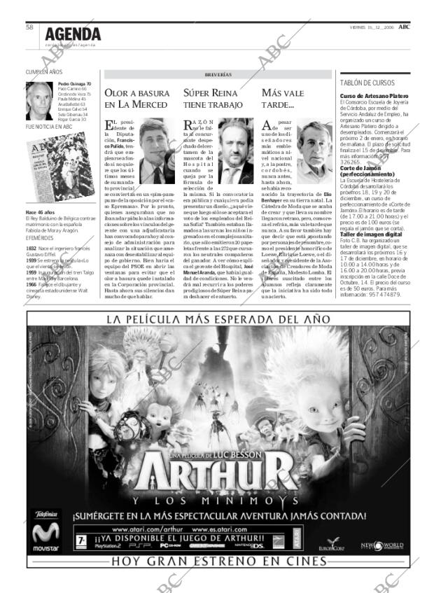 ABC CORDOBA 15-12-2006 página 58
