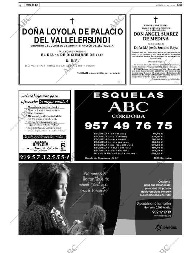 ABC CORDOBA 15-12-2006 página 86