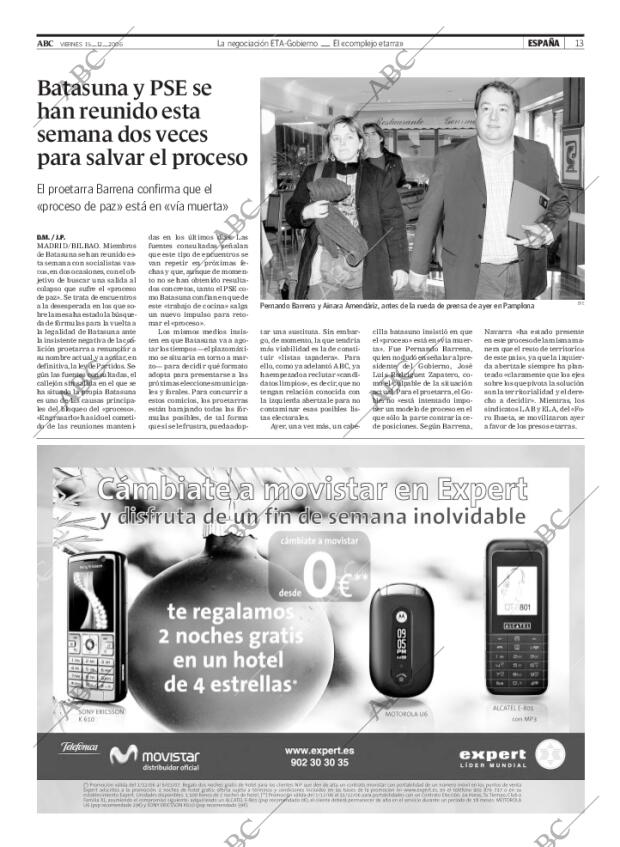ABC MADRID 15-12-2006 página 13