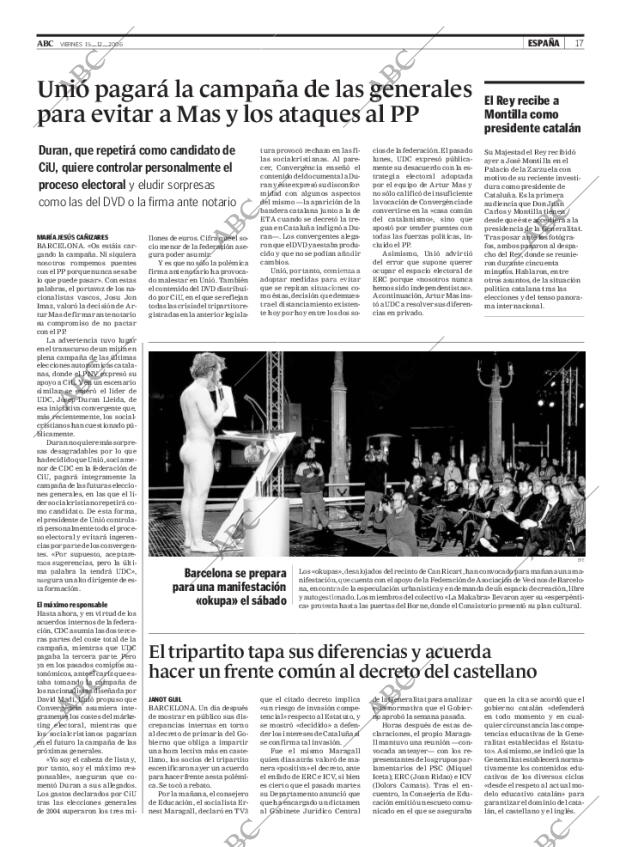 ABC MADRID 15-12-2006 página 17